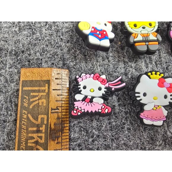 Set Of 17 Cute Hello Kitty Clog Charms For Crocs Shoes #3 - Picture 5 of 6